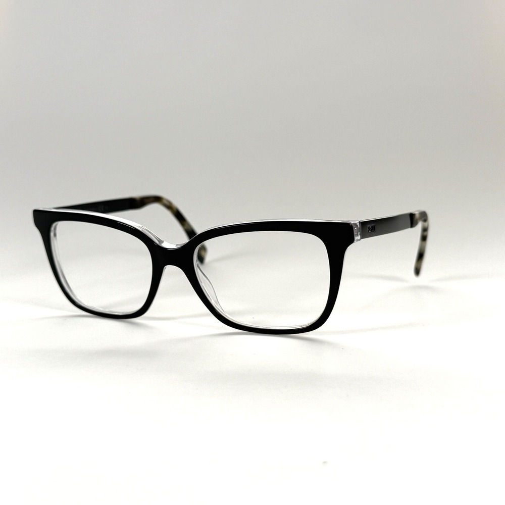 FENDI FF0077 DU0 Eyeglasses Frame Only 50-17-140 Matte Black/Pearl Crystal Clear